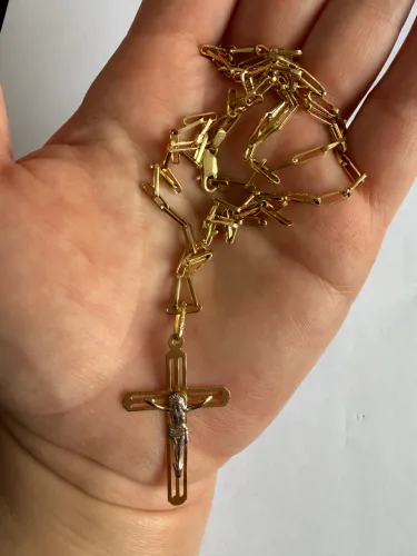 Corrente de ouro 18k com pingente