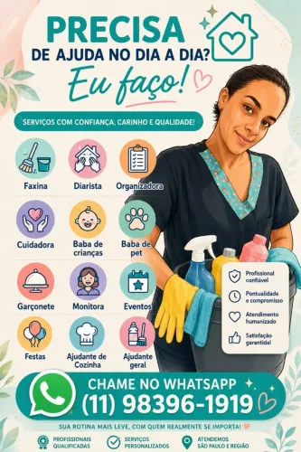 Precisa de ajuda no seu dia dia.
