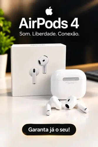 Fone AirPods 4 Sem ANC
