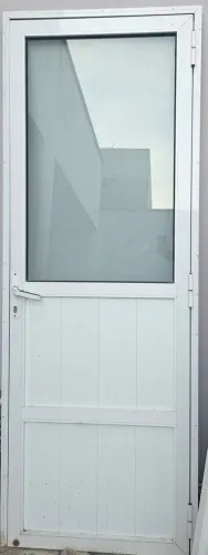 Porta de alumínio com vidro