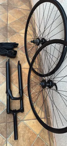 Aros montado 29 e Suspensão 100mm
