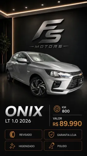 Chevrolet Onix Hatch 1.0 12V Flex Mec. 4P 2026