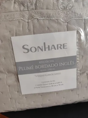 Mostruário - Kit colcha bordado inglês