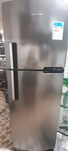 Geladeira inox Brastemp Frost Free 