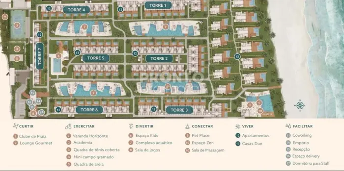 Apartamento com 3 quartos em Praia Do Cupe