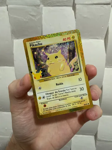 Pikachu 30 Anos Cartas Clássicas - Pikachu (058/30)