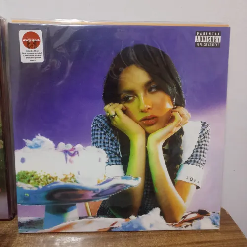 Lp Vinil Olivia Rodrigo Sour Colorido Azul