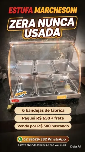 ESTUFA NUNCA USADA ZERA