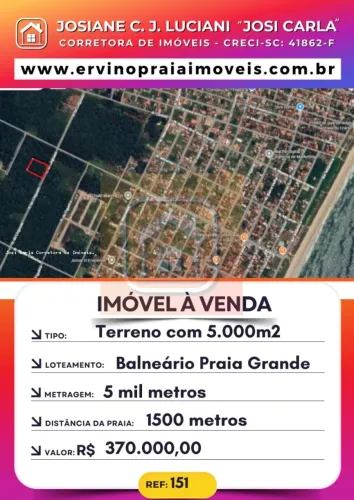 Lote para Venda em São Francisco do Sul, praia do Ervino