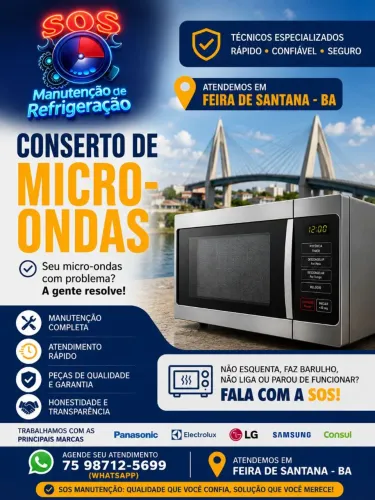 Manutenção em microondas 