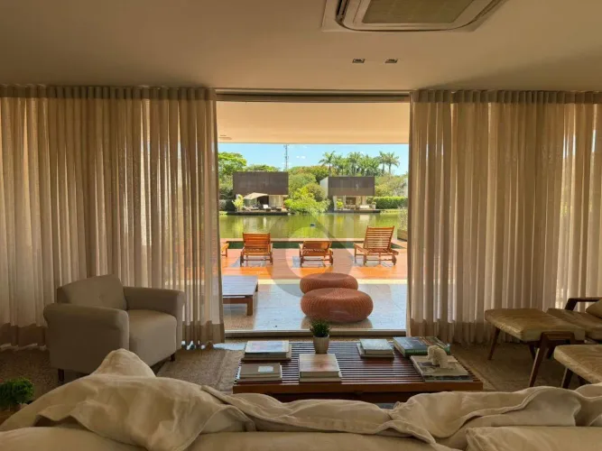 Casa com 4 suítes para alugar, 305 m² por R$ 79.600/mês - Villa Fasano do Lago, Fazenda Bo