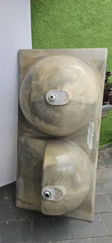 Tanque de bojo de mármore