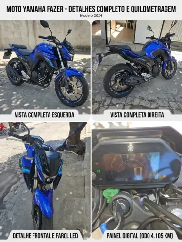 Moto Yamaha- fazer-em perfeito estado para vendar ligero, preço de R$25000