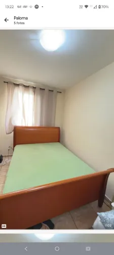 Cama madeira maciça Queen size