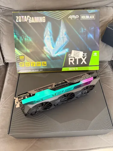 RTX 3070 TI ZOTAC AMP HOLLOBLACK RARIDADE 