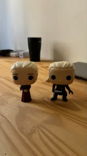 Funko pop Daemon e Rhaenys Targaryen