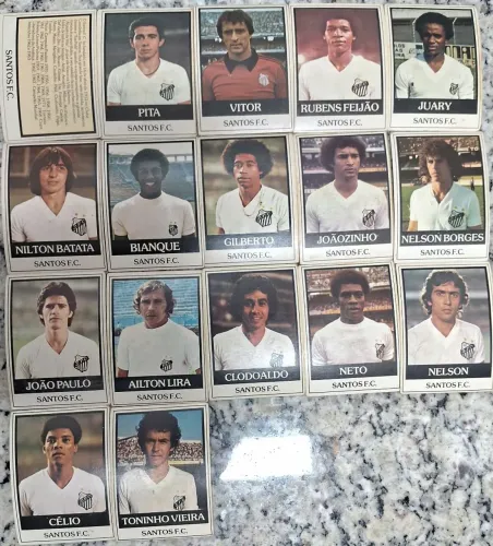 Futebol Cards Ping Pong - SANTOS-SP Completo