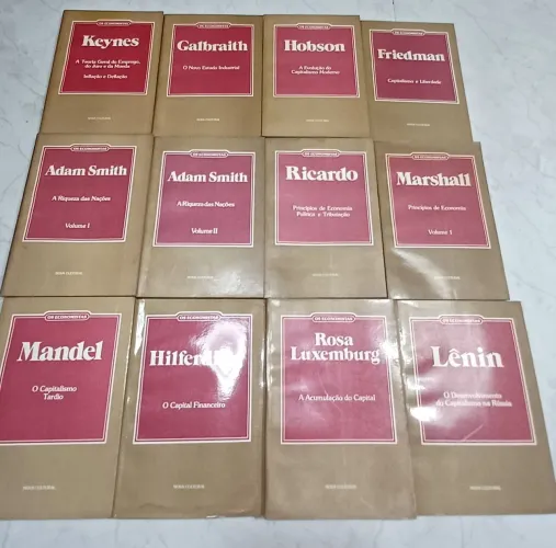 Coleção "Os Economistas" - 12 Volumes.