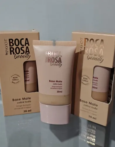 Base Mate Boca Rosa Beauty - Nova e Original