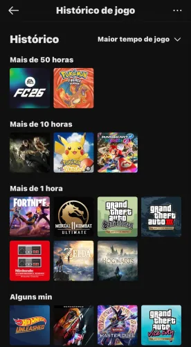 Conta da Nintendo Swith com mais de 10 jogos comprados