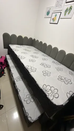 Cama Bibox de Solteiro com Auxiliar 