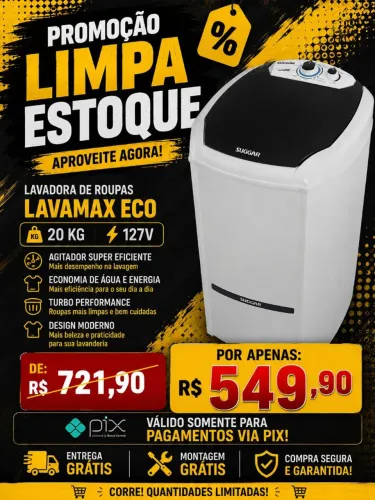 Promoção Lavadora Tanquinho