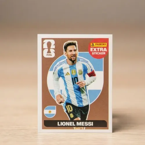 Figurinha Lionel Messi Extra Legend Bronze