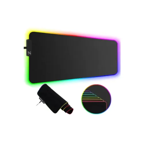 Mousepad RGB preto 80x30cm