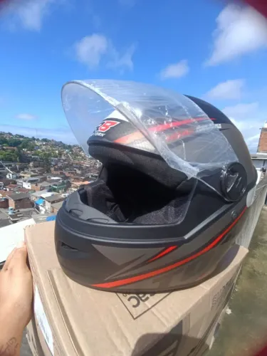 Capacete fechado pro tork R8 vermelho