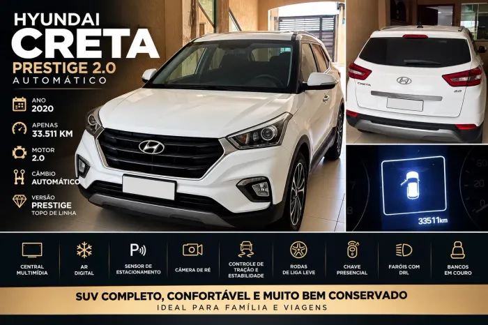 Hyundai Creta Prestige 2.0 16V Flex Aut. 2020