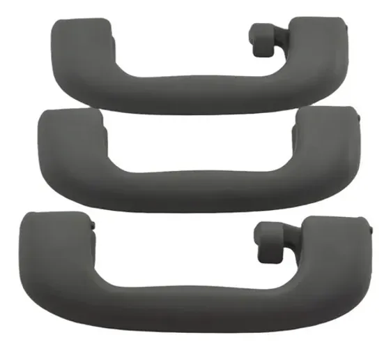 Kit 3 Puxador Alça Teto Pqp Gm Vectra 2010 Original Cinza Cinza