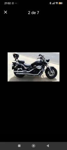 Suzuki Boulevard M800,Ano 2008,Preta, Impecável