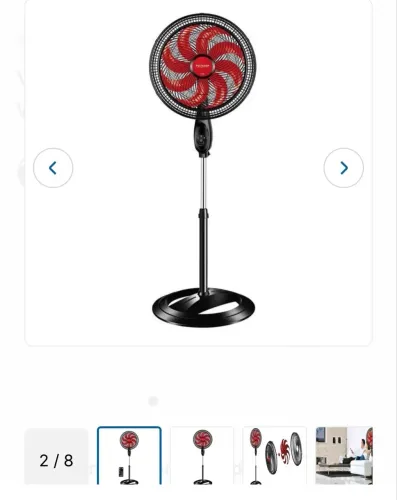 Ventilador Polishop Pgto Dinheiro/Cartão