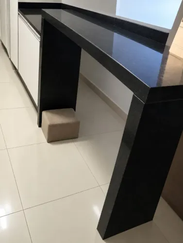 bancada mármore preta