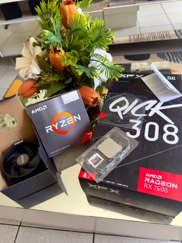 PLACA DE VÍDEO + RYZEM 5500