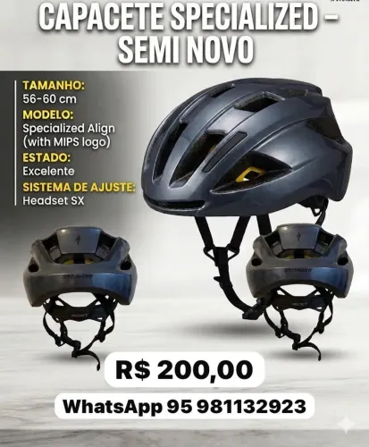 Vendo capacete de ciclismo