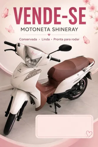 Shineray Jet 50cc 2023 - Super Conservada, Pronta para Rodar!