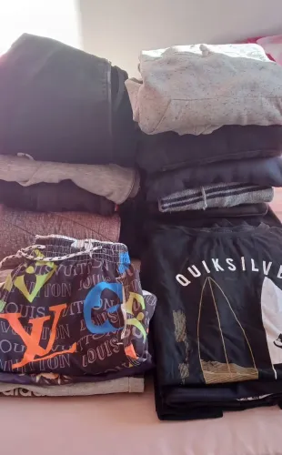 Lote de roupas masculinas tamanho M