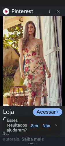 Vestido bordado Colcci 38/40