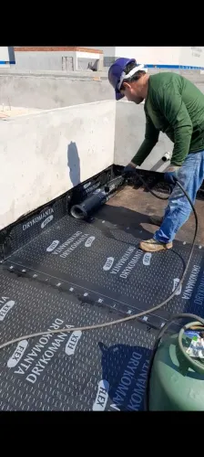 instalação de manta asfáltica em lajes 