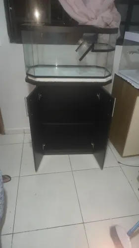 Aquário 100 litros com móvel junto