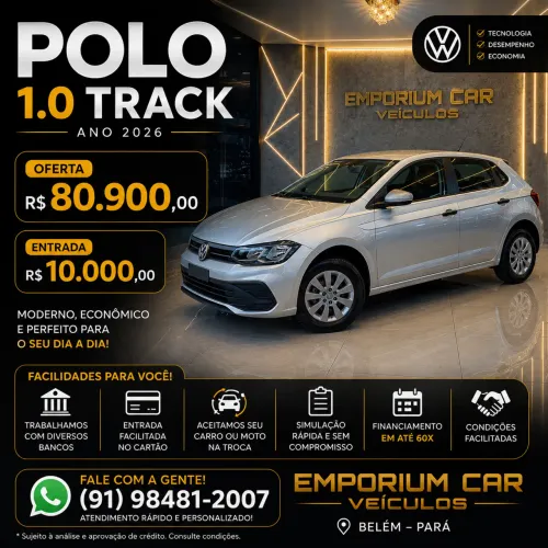 Volkswagen Polo Track Robust 1.0 Flex 12V 5P 2026