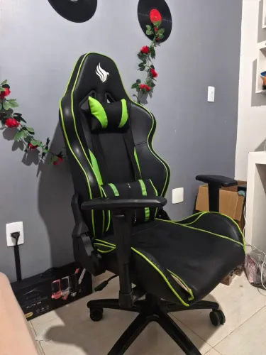 CADEIRA GAMER PICHAU FANTAIL VERDE