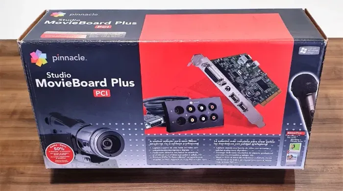 KIT Edição Vídeo Pinnacle Studio Movie Board Plus 700-PCI  (Com Placa PCI 700)