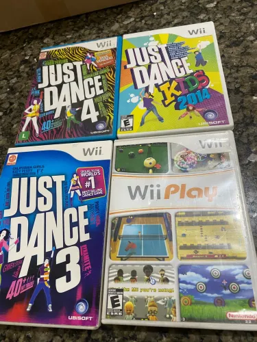 Jogos Nintendo Wii originais ( 4 jogos )