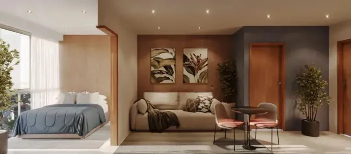 SEU FLAT NA PRAIA DE TAMANDARÉ