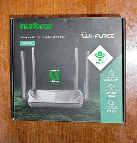 Roteador Wi-Fi 6 dual Band AX 1500