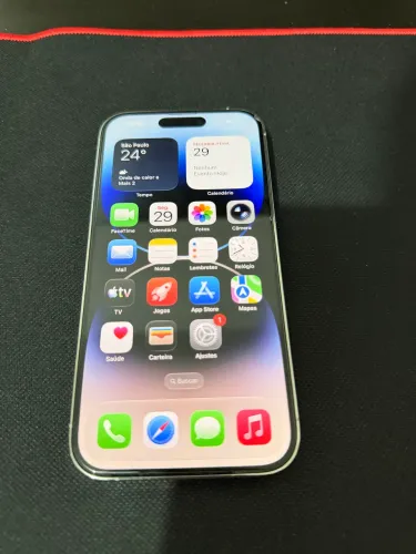Iphone 14 pro branco 256gb sem detalhes