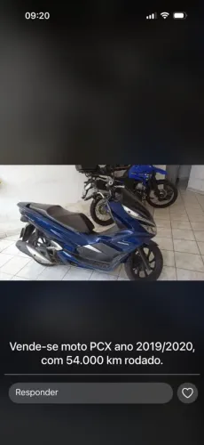 Vendo está PCX 150 2019/2020 valor 15.000
