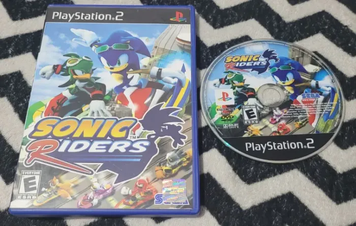 Jogo Sonic Riders Americano Original para PS2 Playstation 2